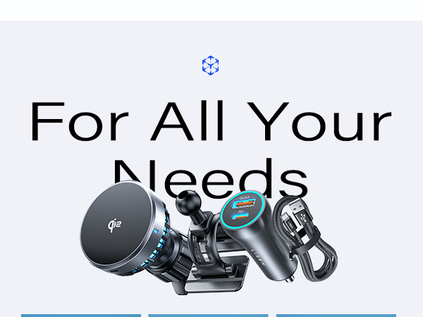 Qi2 15W MagSafe Car Mount Charger