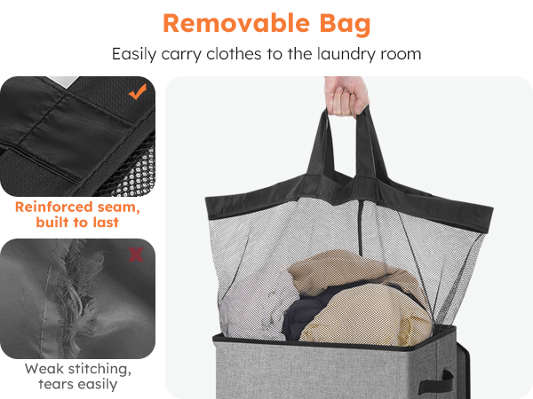 laundry hamper with lid