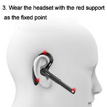 In ear earpiece handsfree headset earphone headphone
