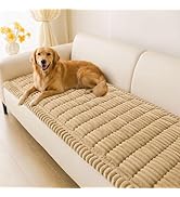 hyha Couch Covers for Dogs Washable, Non Slip Plush Dog Sofa Protectors, Fuzzy Pet Couch Covers f...