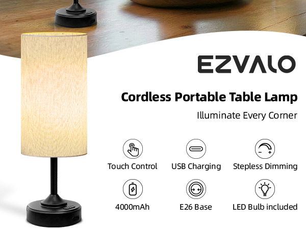 Cordless Table Lamp