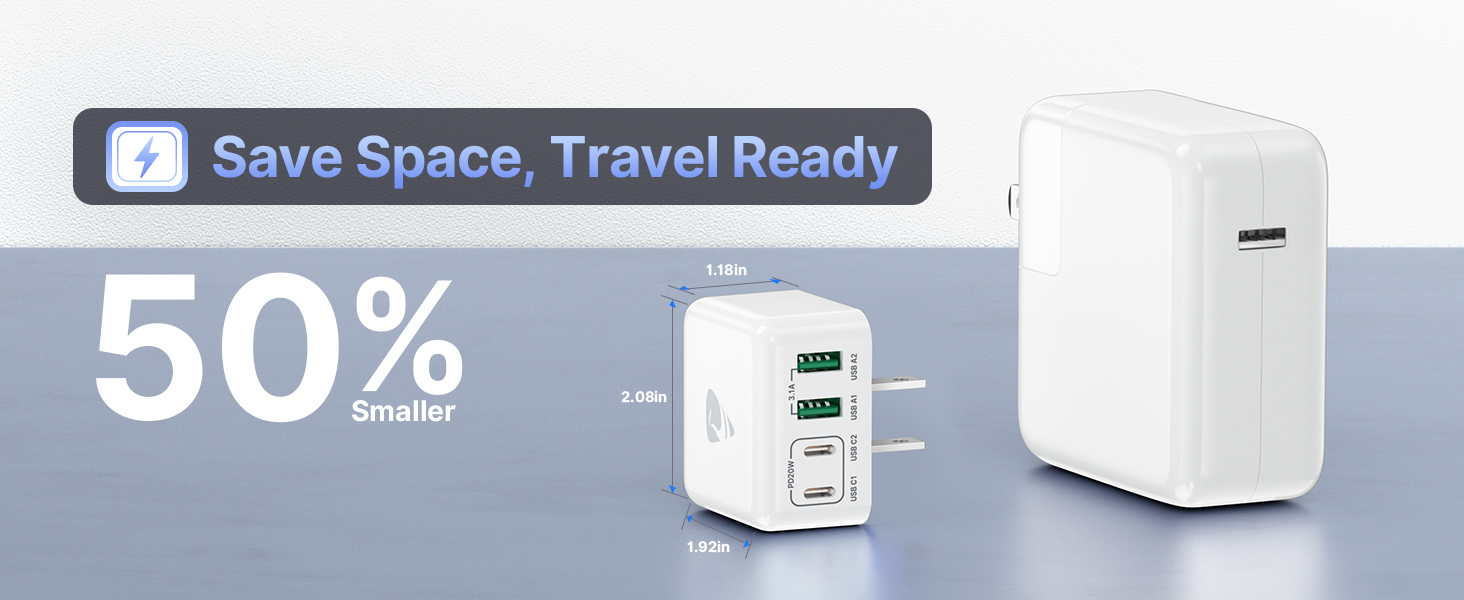 multiport charger usb c and usb