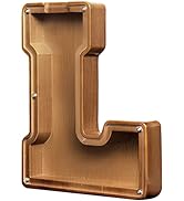 AORCMITN Large Wooden Letter Coin Personalized Piggy Bank for Boys Girls Kids Toddler Adults Mone...