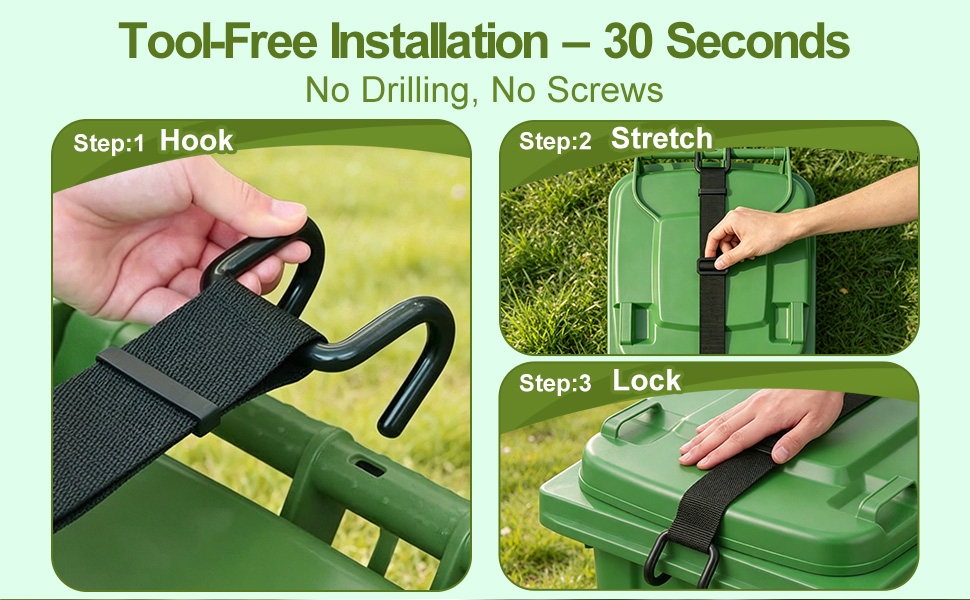 trash can locks for animals