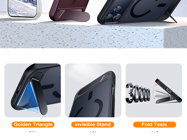 2. designed for Phone case with kickstand