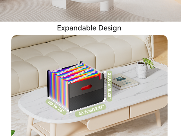 ThinkTex Accordion File Organizer, 12 - Pocket
