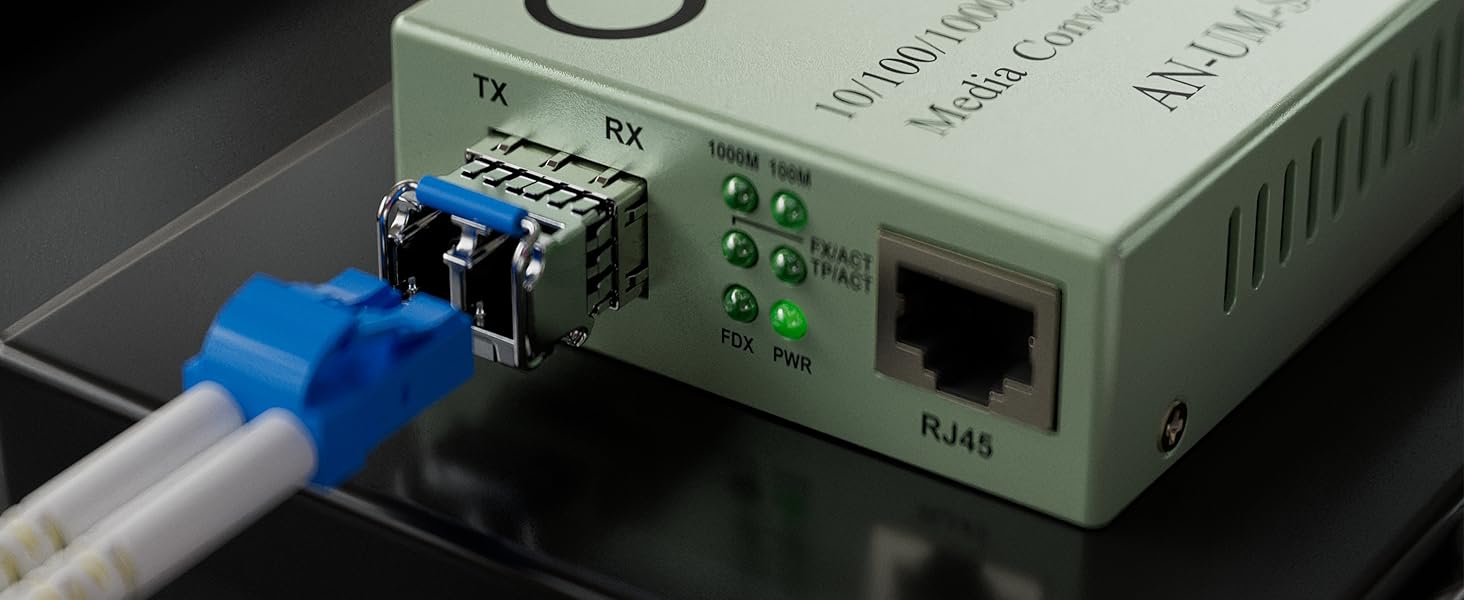 step 2 connect fiber lc to the sfp port