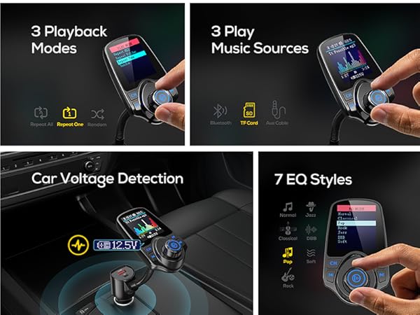 bluetooth fm transmitter for car