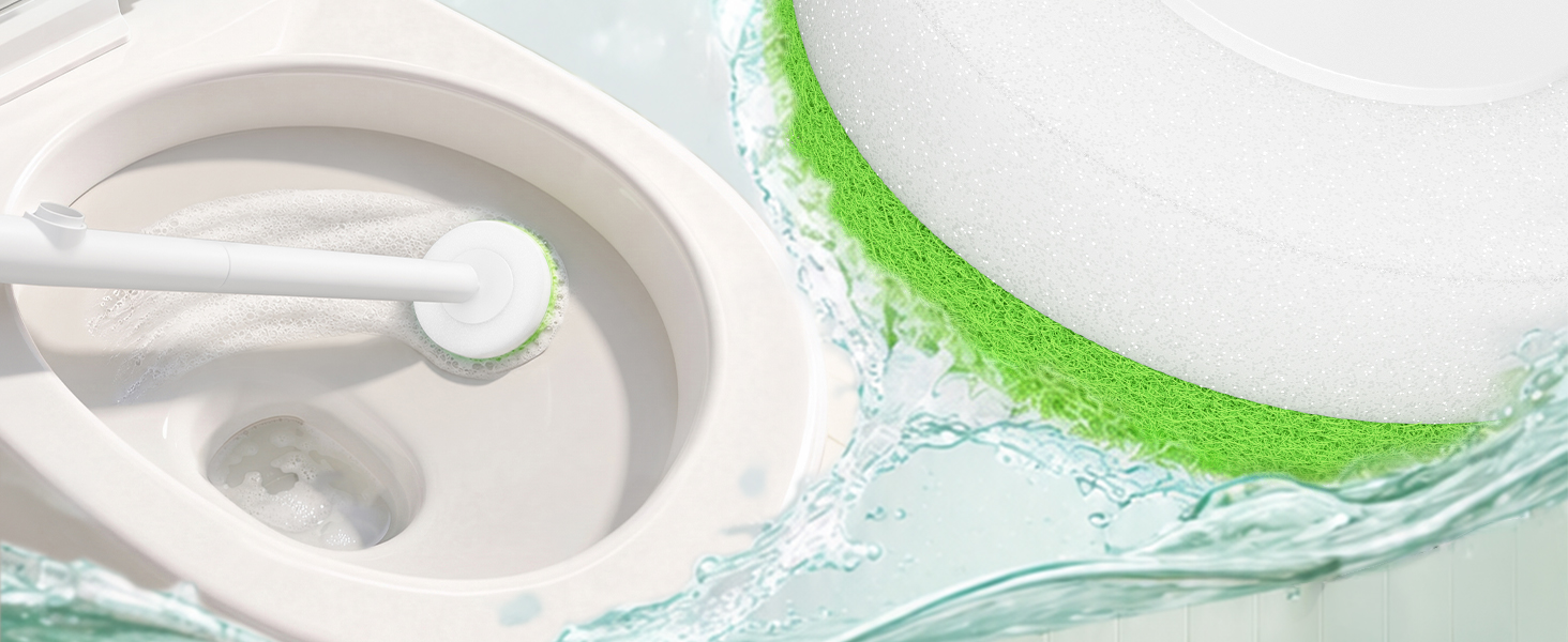 Green Disposable Toilet Brush