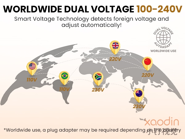 dual voltage flat iron