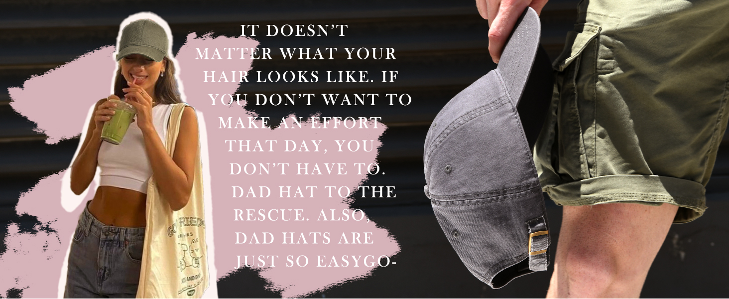 washed cotton baseball cap