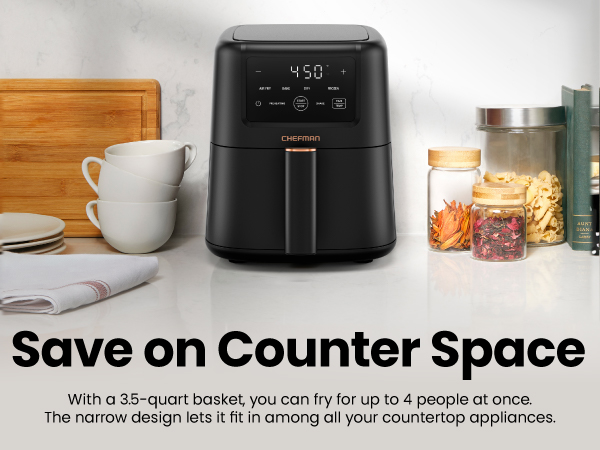 Save on counter space