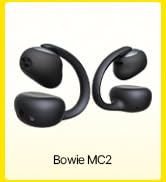 Baseus Bowie MC2 Open Ear Clip On Earbuds, CloudComfort 2.0 Wrap-Around Design, LDAC Hi-Res Audio...