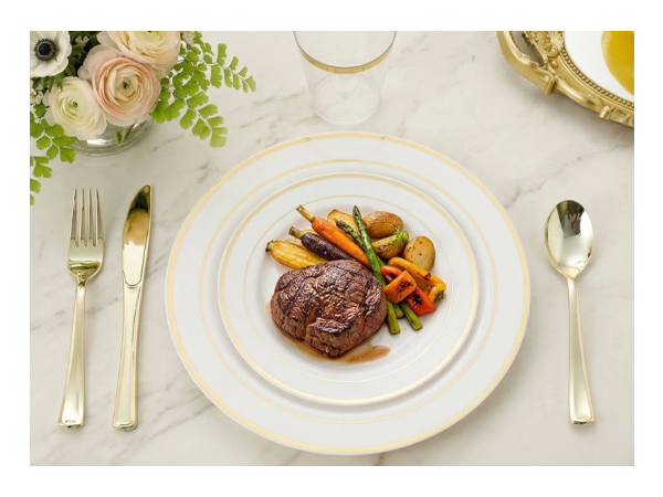 Gold Plastic Silverware