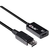 Club 3D CAC-1080 DisplayPort 1.4 to HDMI 2.0b HDR Active Adapter M/F