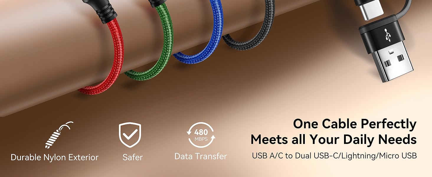 4 in 1 iphone charger cord charging cords basics apple iphone charger multiple charging cord