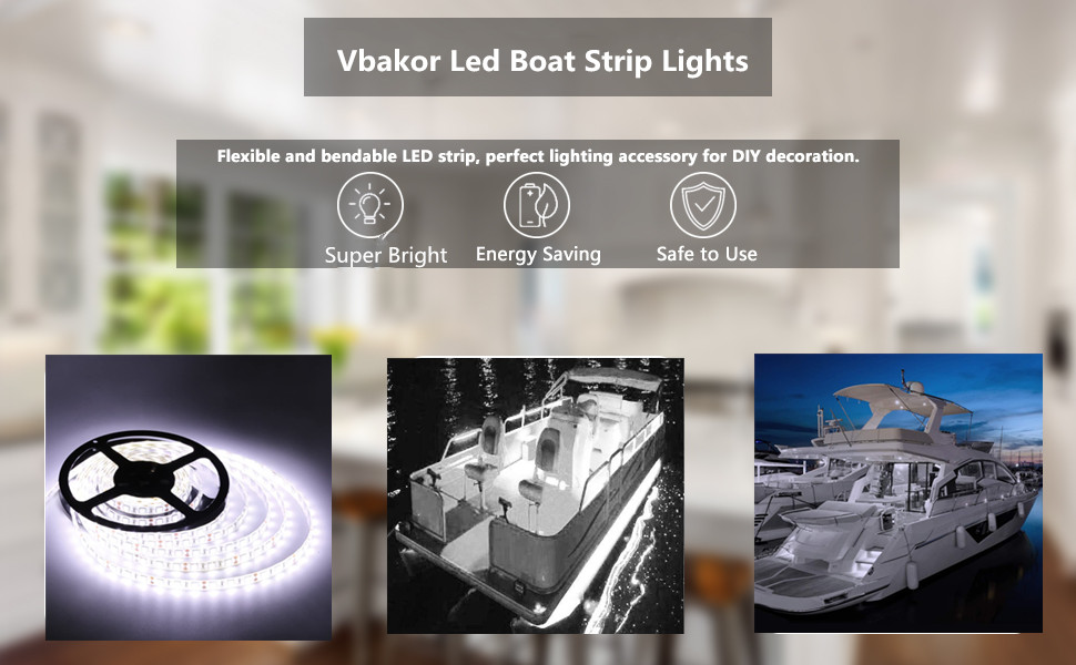 white boat lights