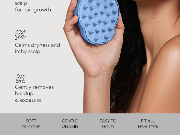 Scalp Massager Scalp Scrubber Shampoo Brush