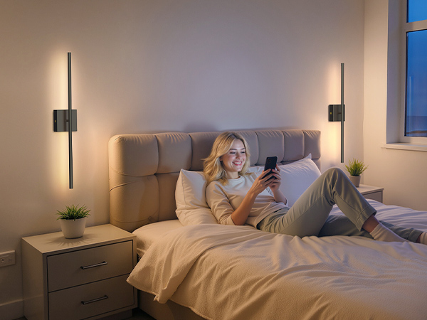 Black battery wall sconces