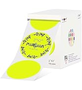 PARLAIM 2 Inch Thermal Sticker Circle Labels,700PCS Round Direct Thermal Printer Labels for Busin...