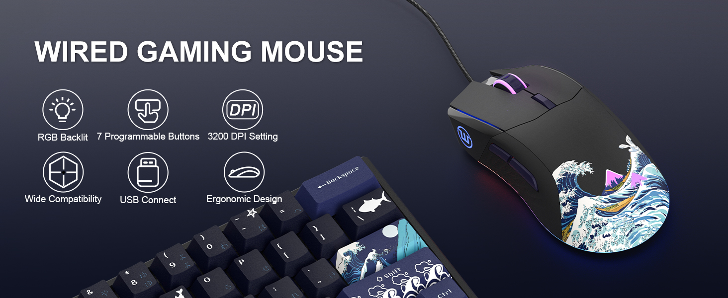 WIRED GAMING MOUSE