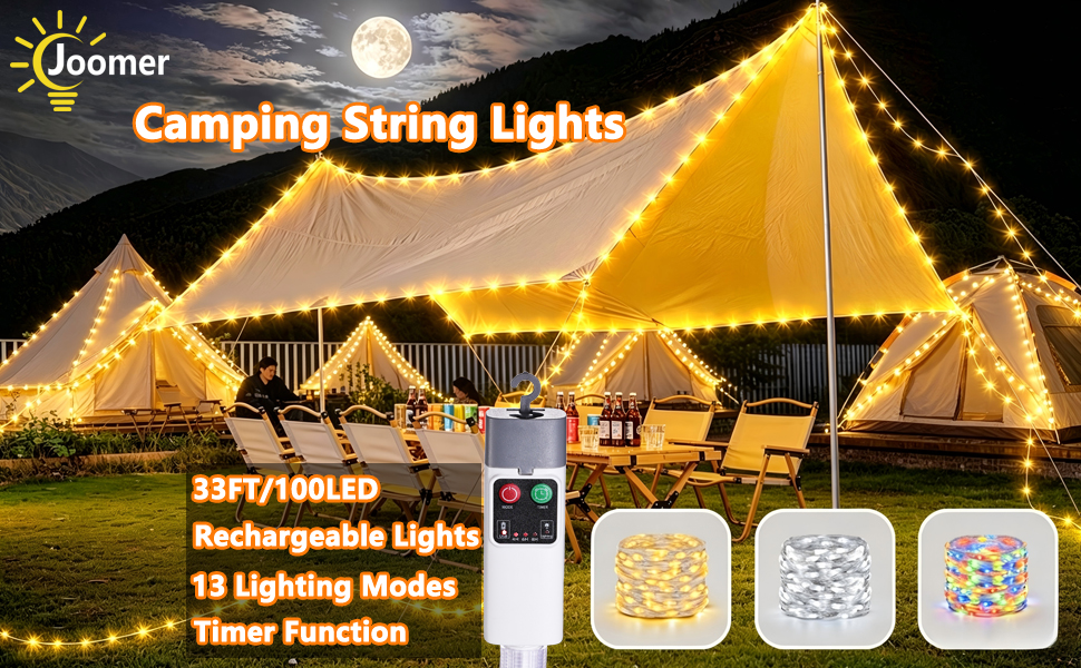 camping string lights