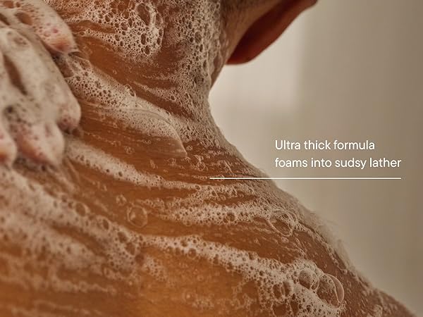 ultra thick formula body wash