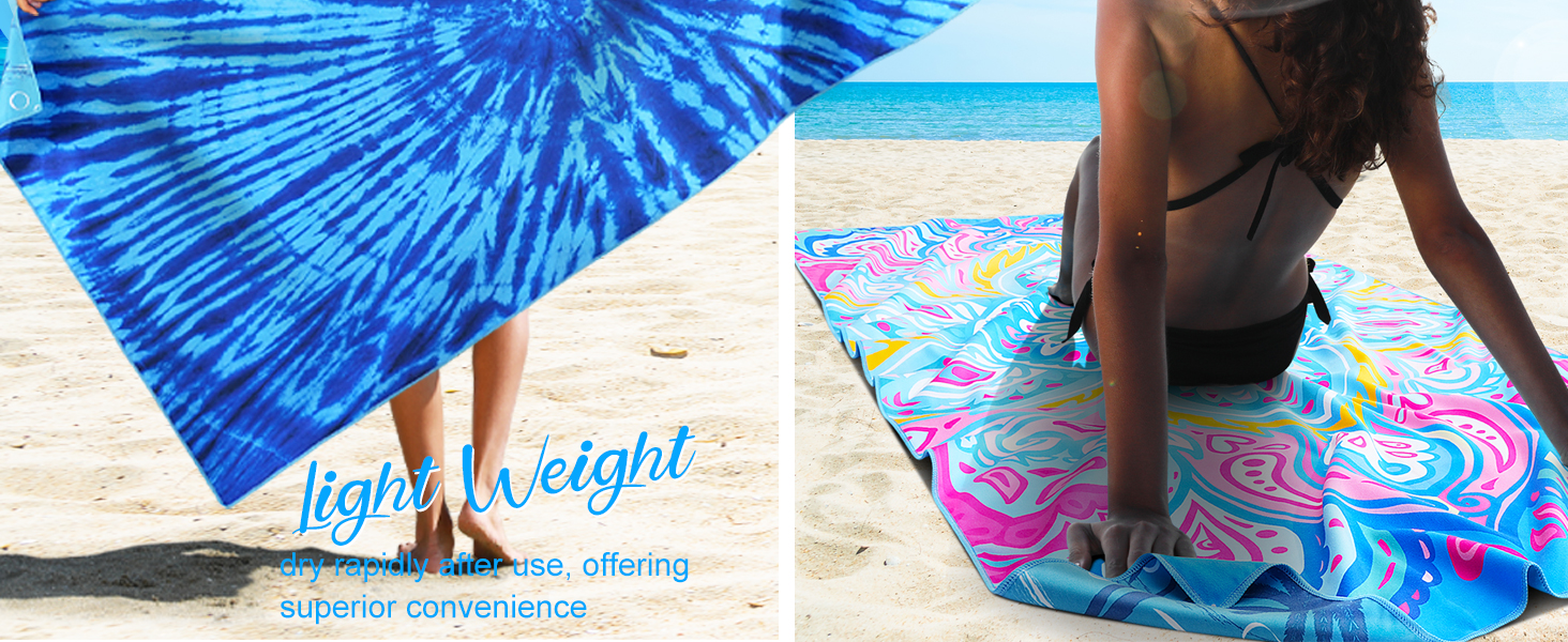 sand free beach towel