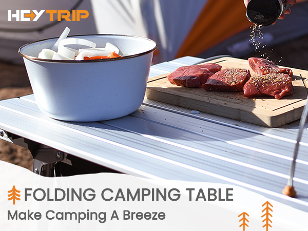 folding camping table