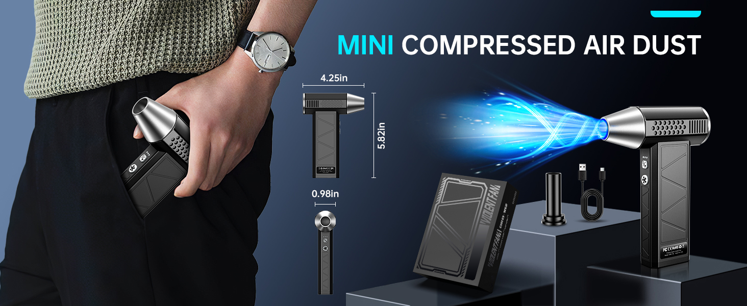 Compressed Air Duster, 350000RPM