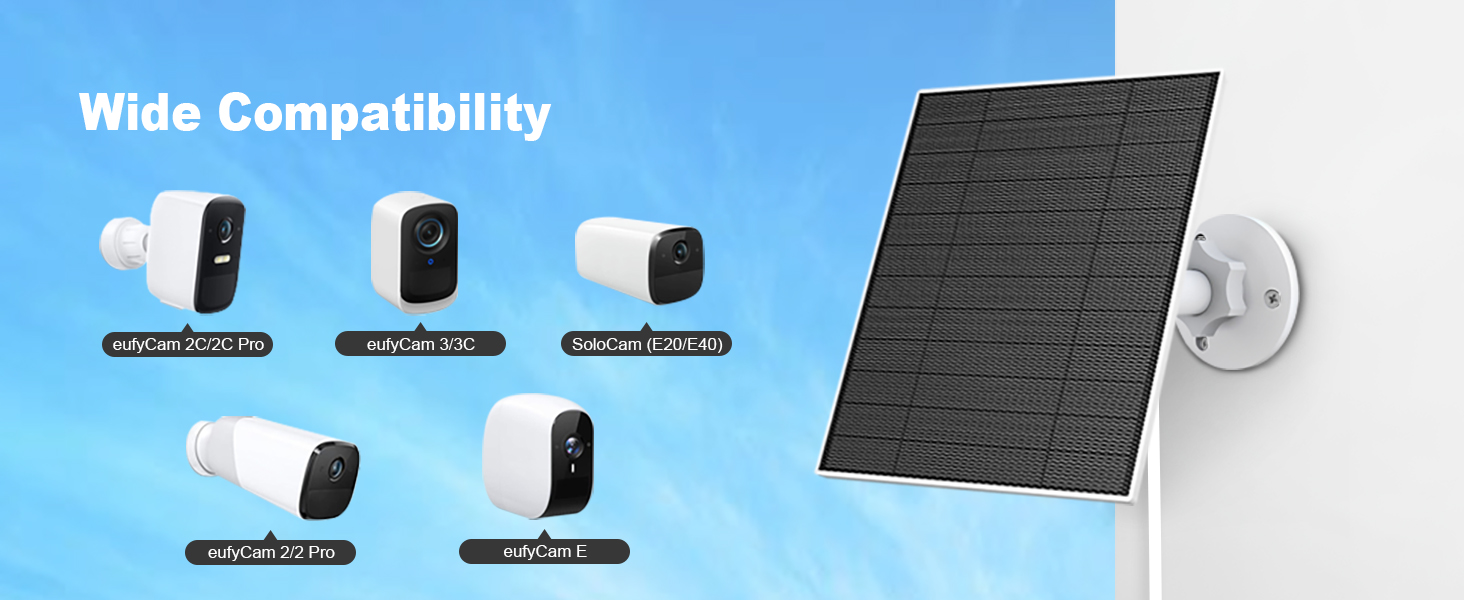 eufy security camera solar panel