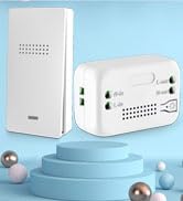 DieseRC Wireless Kinetic Light Switch Wall Panel RF Safety Switch and 10A Relay Receiver Controll...