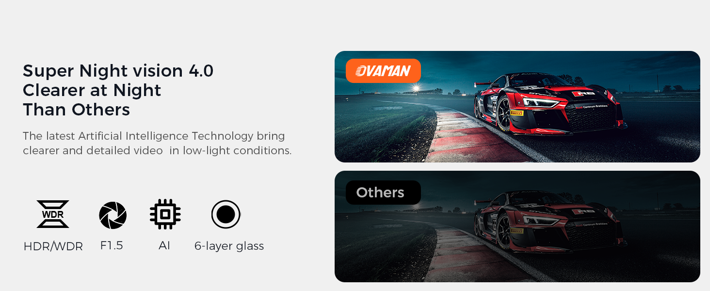 see better at night dash cam