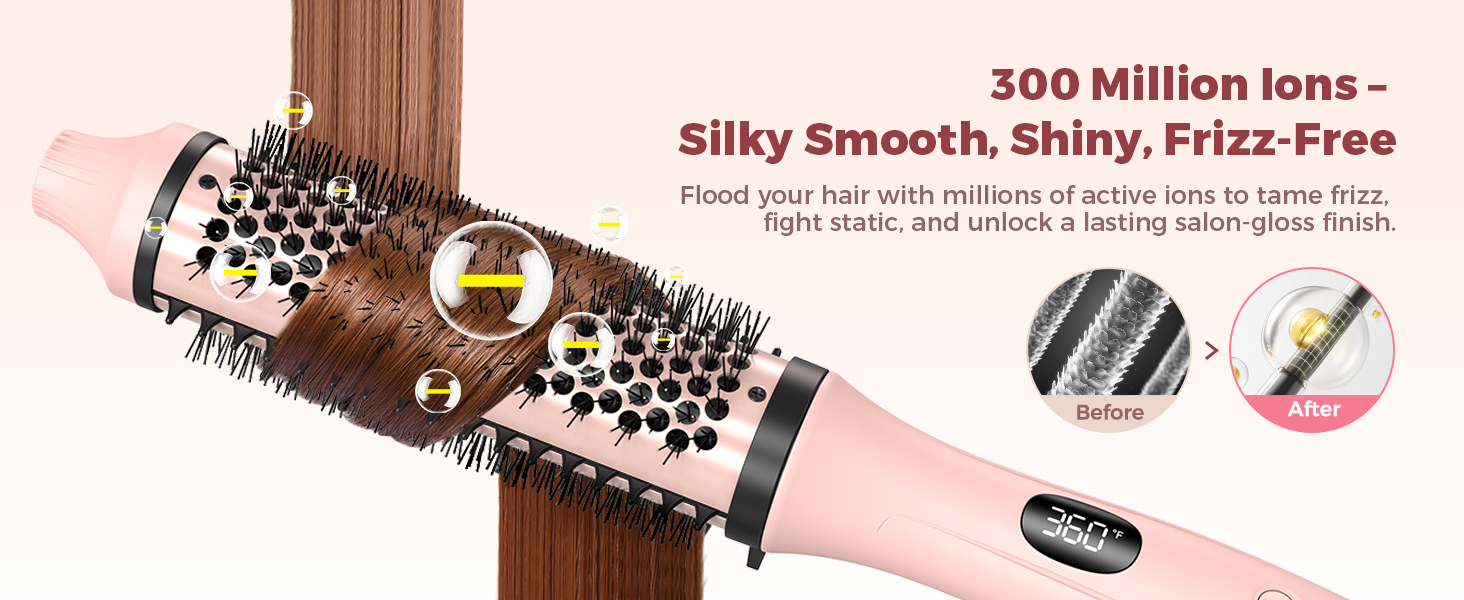 ionic thermal brush