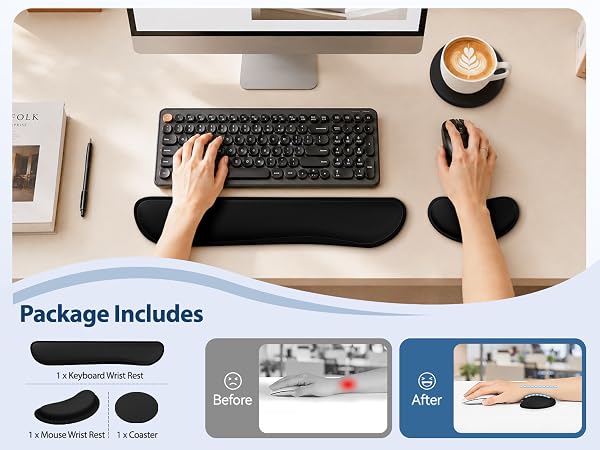 Keyboard Wrist Rest Set
