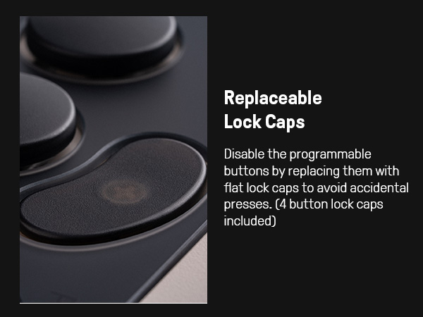 Hot-Swappable PCB Controller; Low-Profile Mechanical Switches; Programmable Fight Stick