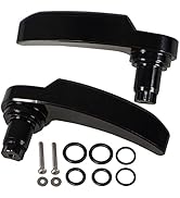 GSTP Black Motorcycle Saddlebag Latch Kit Saddle Bag Lifter Compatible with Harley Davidson Touri...