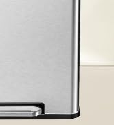 Cesun Kitchen Trash Can, 2 x 8 Gallon Dual Compartment Trash and Recycle Bin Combo, Double Stainl...