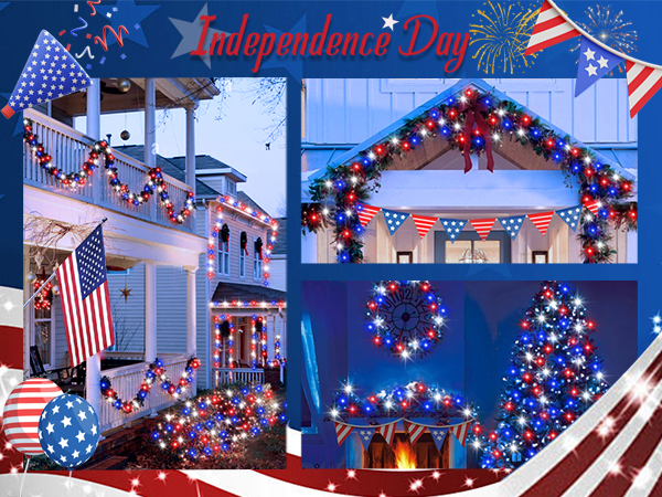 Smart Fairy Lights for Independence Day