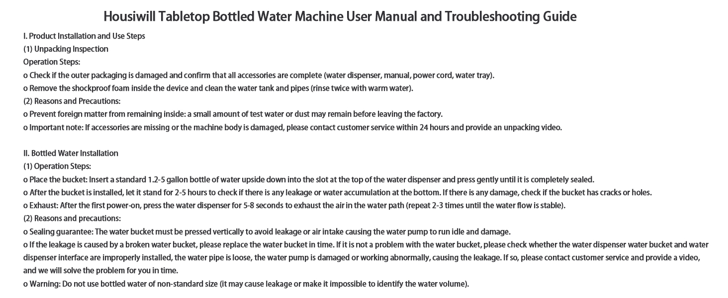 Countertop Water Dispenser