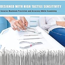 Premium Quality Stainless Steel Dental Oral Hygiene Probes Picks Scaler Composit Filling Instruments