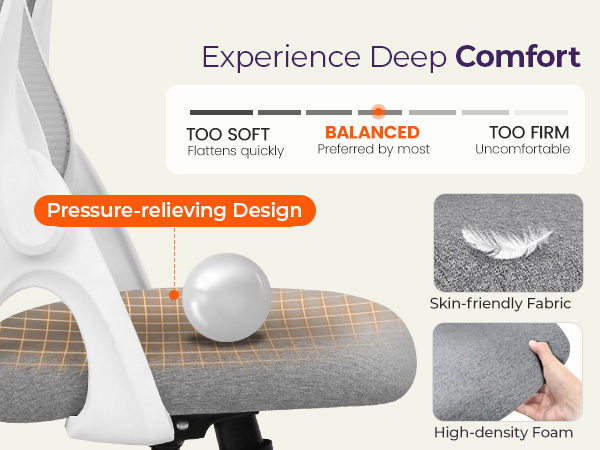 Bionic-Curved Design Chair for Support