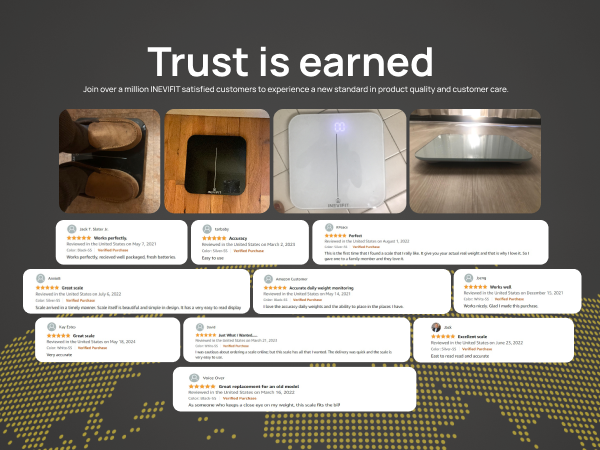 I-SS001 - INEVIFIT - Best Bluetooth Smart Digital Bathroom Scale - Premium A+ - Mobile