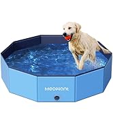 Meowant Foldable Dog Pool, Hard Plastic Dog Swimming Pools for Large Dogs, Collapsible Plastic Ki...