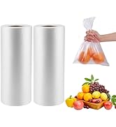 CLASSY Plastic Produce Bags for Food Storage,700 Bags - 12"x16" Clear Grocery Bag for Fruits, Veg...