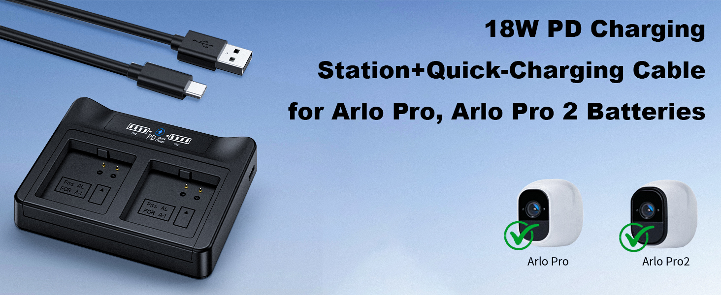 Battery Charging Station for Arlo Pro, Arlo Pro 2