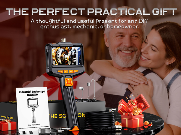 snake camera with light