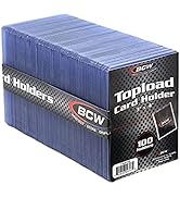 BCW 1-TLCH-100 3X4 Topload Card Holder - Standard