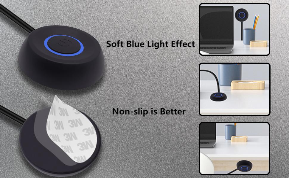 Soft Blue Light Effect,Non-slip is Better