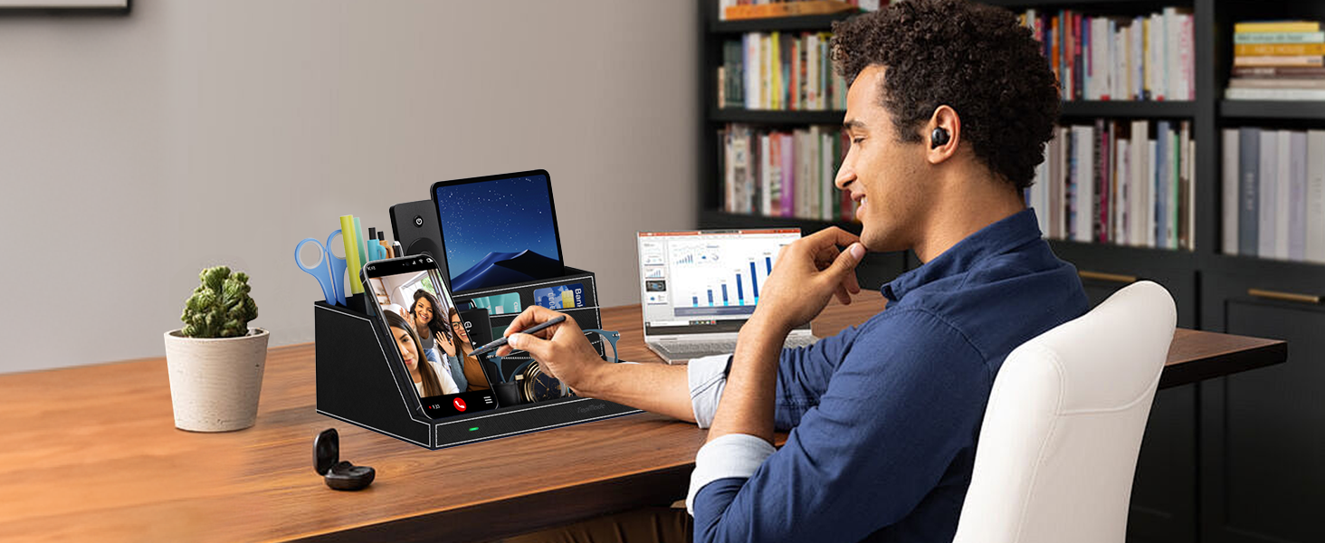 Remote holder with charger